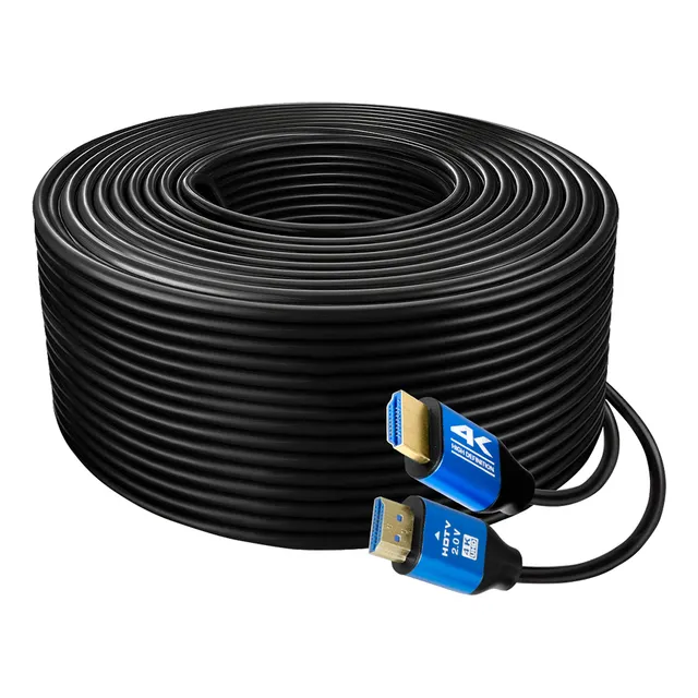 Cable Hdmi 2.0 4k 20 Metros Macho De Alta Definición Para Conectar Laptop, Tv, Pc, Monitor Y Proyector Slim Company Transmisión De Video Y Audio En Ultra Alta Resolución, Para Gaming, Streaming
