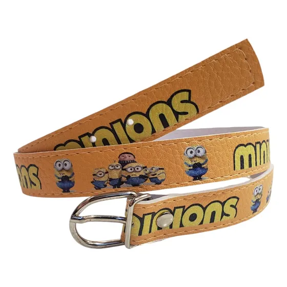 Cinturón Infantil Estampado Con Personajes
