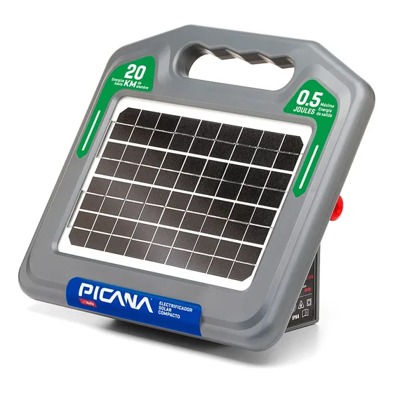 Electrificador De Alambrados Picana Solar Compacto 20 Km