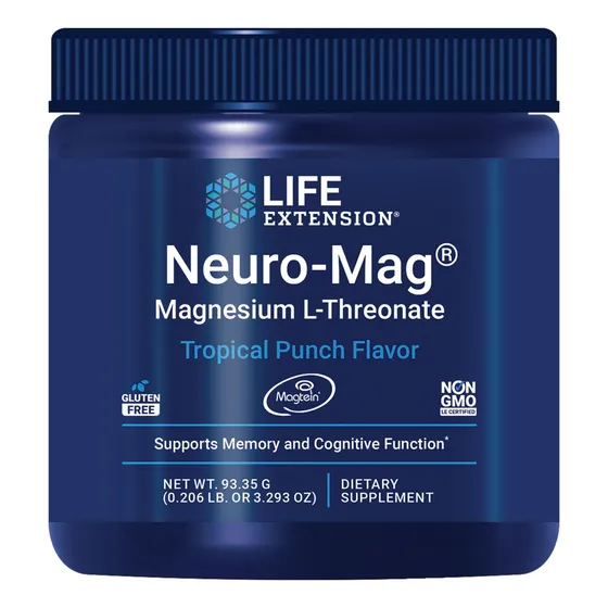 L-treonato De Magnesio En Polvo Life Extension Neuro-mag Tro