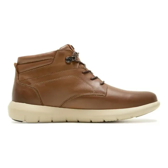 Bota Freeway Oslo Masculina Cuero Casual Juvenil Confort