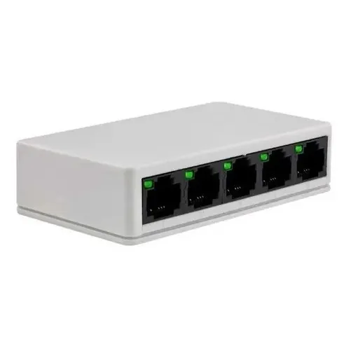 Mini Hub Switch 5 Portas Cabo Rede Rj45 10/100mbps