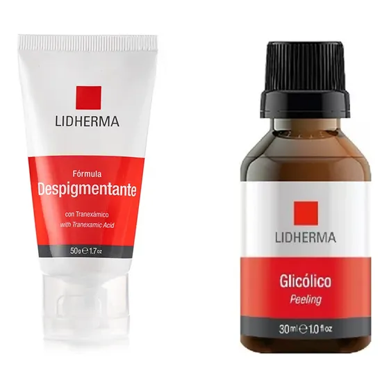 Kit Manchas Ácido Glicólico +fórmula Despigmentante Lidherm