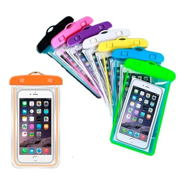 Funda Celular Sumergible Táctil Cámara Dinero Llaves Correa