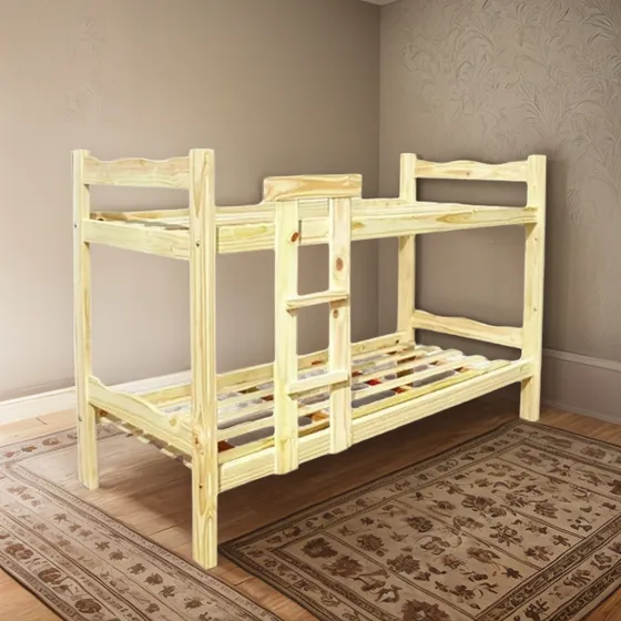 Cama Superpuesta Cucheta Marinera 1 Plaza En Pino
