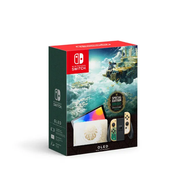Nintendo Switch Oled Legend Of Zelda : Tears Of The Kingdom Color Blanco - Excelente (Reacondicionado)