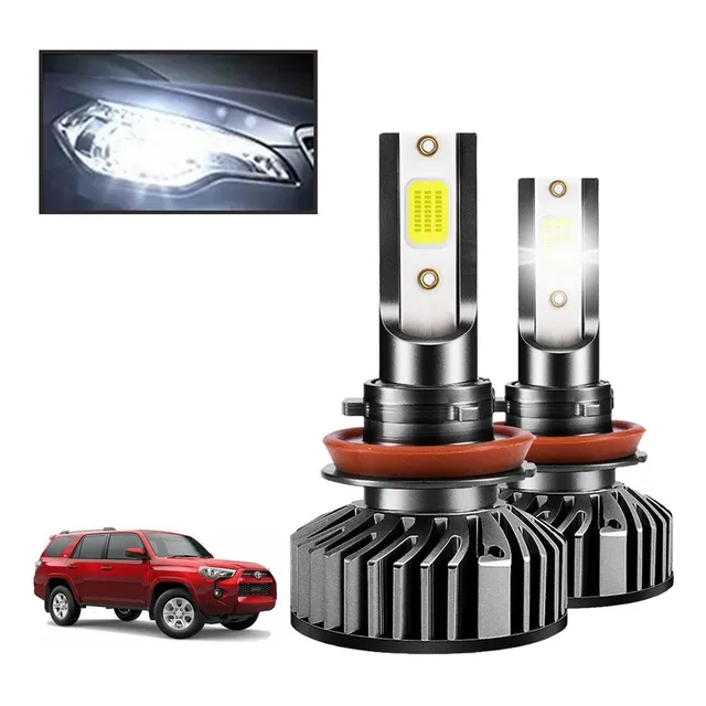 Gcd Compatible Kit De Faros Led 14000lm 80w H11 Luz Baja