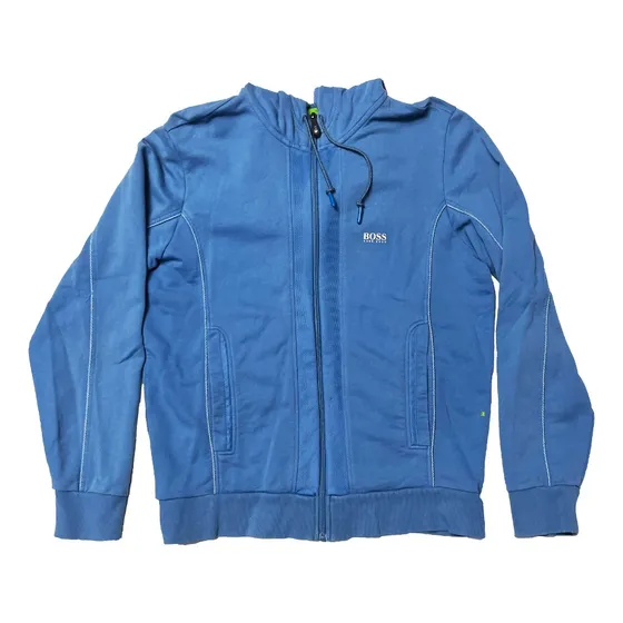 Chamarra Hugo Boss Original Azul Deportiva