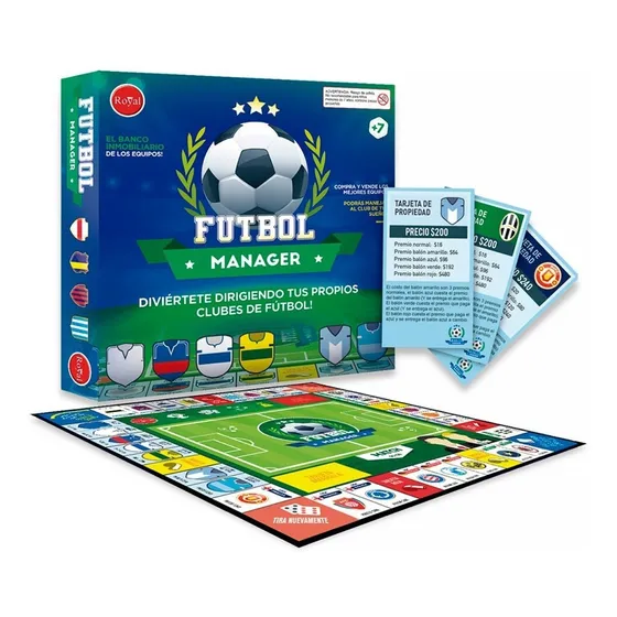 Fútbol Manager Mundial Juego De Mesa Royal +7 Años