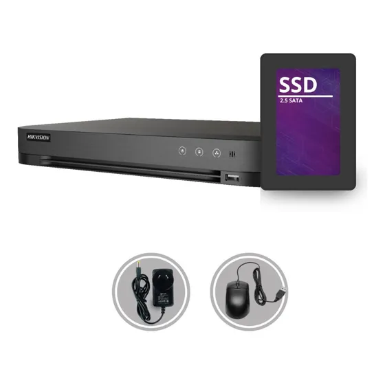 Dvr 16ch Hikvision 1080p Hd Tvi Cctv Hdmi Vga P2p +disco 1tb