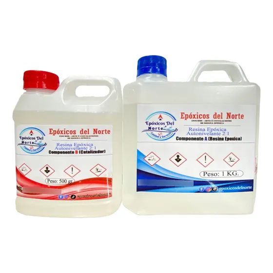Epoxicòs Del Norte Resina Epóxica 2:1 Transparente 1.5 Kg
