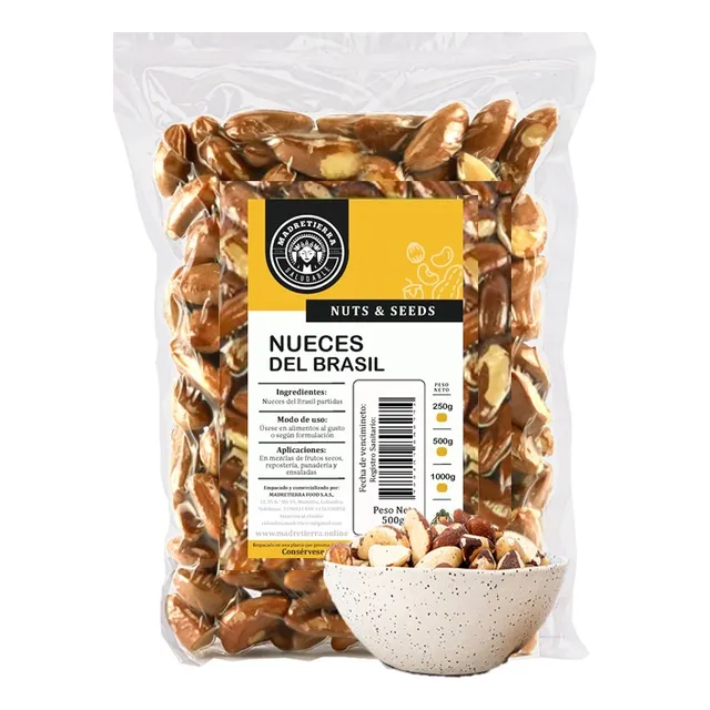 Nuez De Brasil X500g (1 Libra) Partidas
