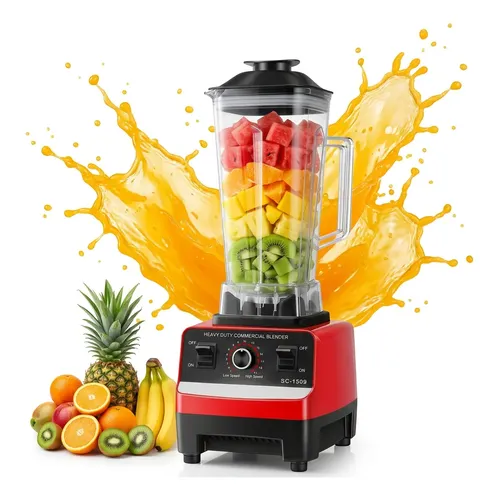 Liquidificador Profissional Silver Crest SC-1589 Vermelho 2L 1500W
