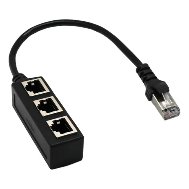 Z Cable Conector Conector Rj45 1 A 3 Ethernet Lan Splitter