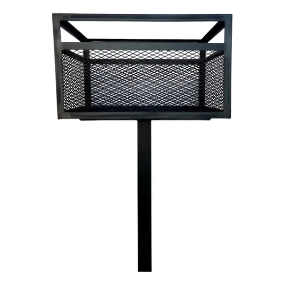 Canasto De Hierro Para Basura Vereda Modelo Kurv Version 3
