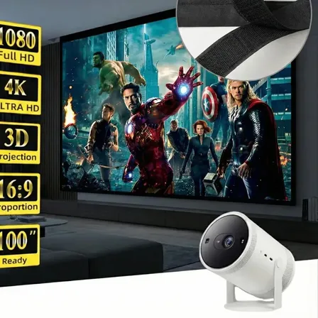 Tela Para Projetor 100 Polegadas Lagostini Branca Sem Bordas Dobrável Full Hd 4k Cinema Em Casa Datashow Projeção Interna Externa