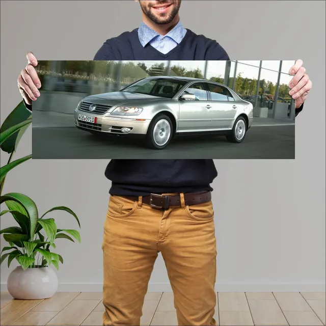 Cuadro 30x80cm Auto 2002 Volkswagen Phaeton Us 4 127