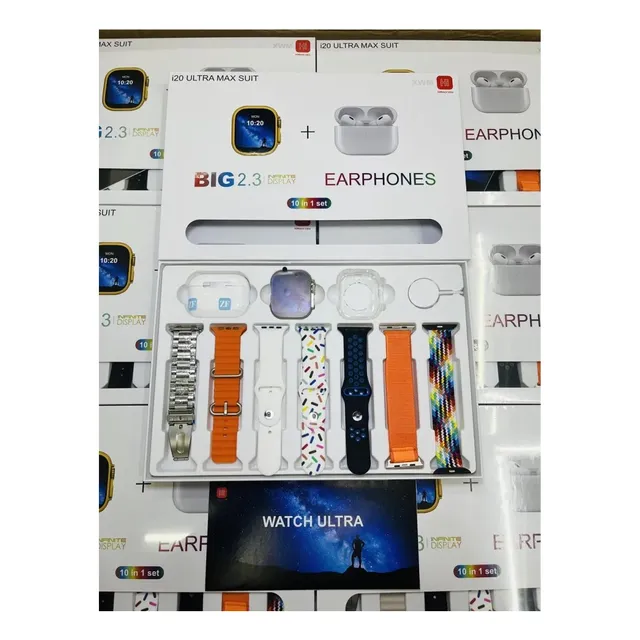 Reloj Inteligente Smartwatch I20 Ultra Max Combo 10 En 1