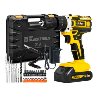 Furadeira E Parafusadeira 21v Bivolt C/ Maleta Profissional Furadeira E Parafusadeira 21v Bivolt C/ Maleta Profissional