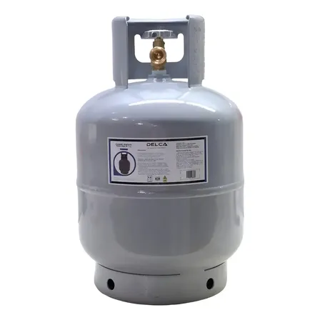 Tanque Para Gas Lp Vacio 9kg Cilindro Portátil Válvula Mexicana 1 pz CPG9 Delca