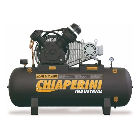 Compressor Chiaperini 30 Pés 175 Libras 250 Litros Trifásico