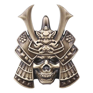 Calavera Samurai Metal Coche Pegatina Japonesa Samurai Y Calavera Samurai Metal Coche Pegatina Japonesa Samurai Y