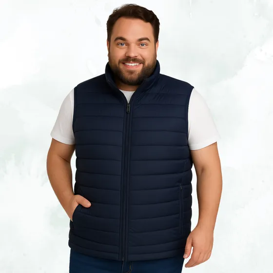 Colete Masculino Plus Size Puffer Bobojaco Matelassê Premium