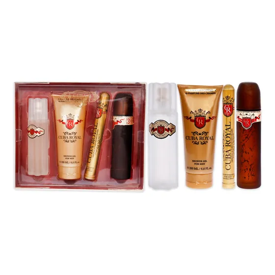 Set De Regalo Cuba Royal By Cuba Para Hombre, 4 Unidades, 33