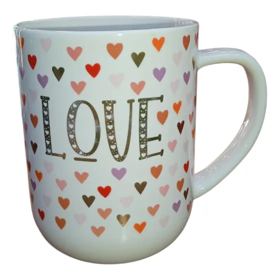 Tazas De Café Cerámica Diseño Moderno Amor Minimalista Usa