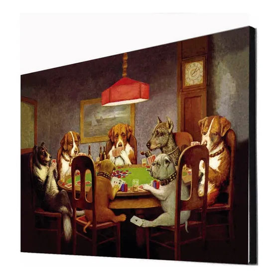 Cuadro De Perros Jugando Al Poker Y Mucho Otros Modelos
