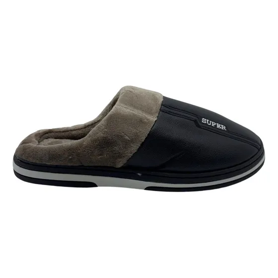 Pantuflas De Abrigo Super Para Hombre De Cuerina Termica