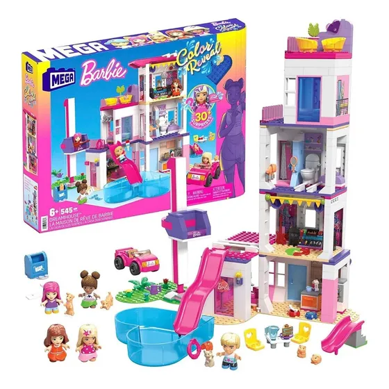 Mega Construx Barbie Color Reveal Casa De Los Sueños 545 Barbie Casa De Los Sueños