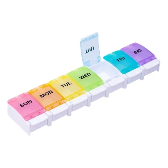 Organizador Semanal De Medicamentos Pastillero Semanario