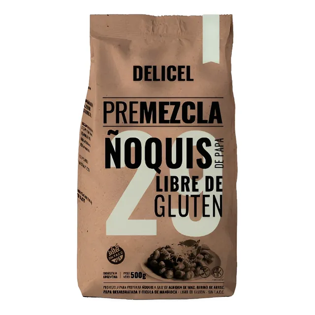 Premezcla Para Ñoquis Delicel X500grs Sin Tacc