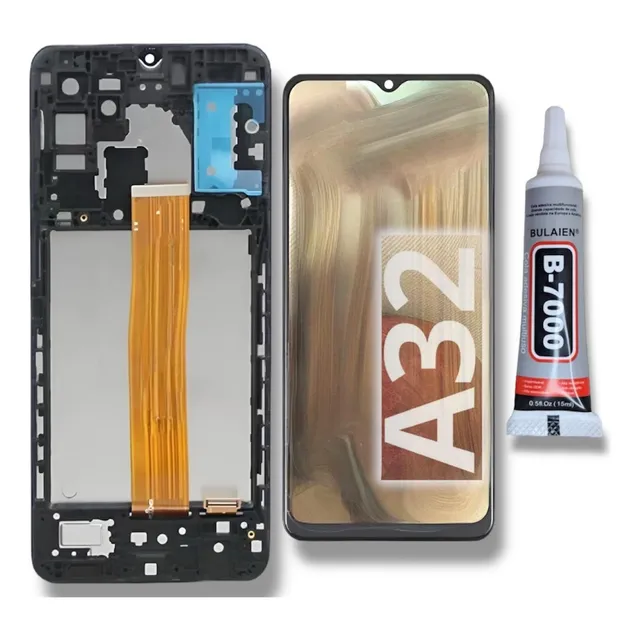 Tela Lcd Display Compatível Com A32 5g Com Aro + Cola Brinde