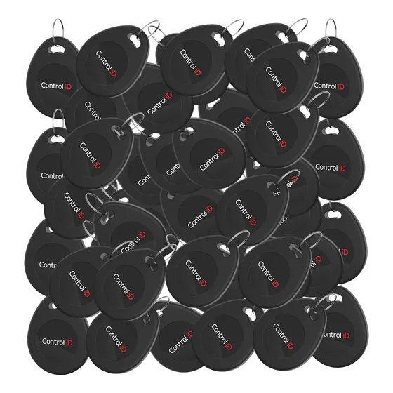 Kit 200 Tag Chaveiro D Proximidade Ask 125 Khz Da Control Id