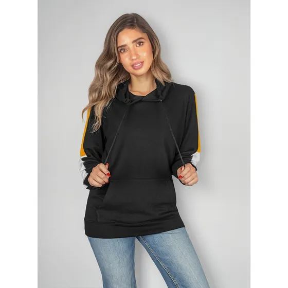 Sudadera Casual De Moda Dama Combinada Tallas Ch-5xl Hoodie
