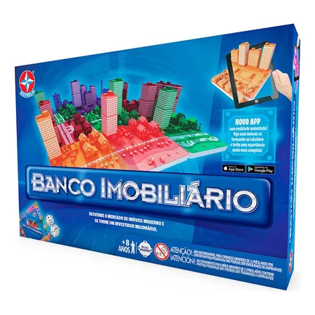 Jogo Banco Imobiliário Grande Estrela em Português