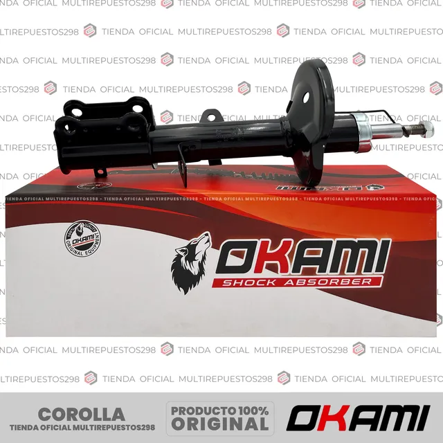 Amortiguador Trasero Corolla 1997 1998 1999 2000 2001 2002