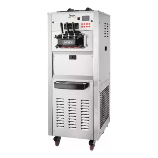Maquina De Helados Soft Tres Sabores Piso Alta Gama Roccia