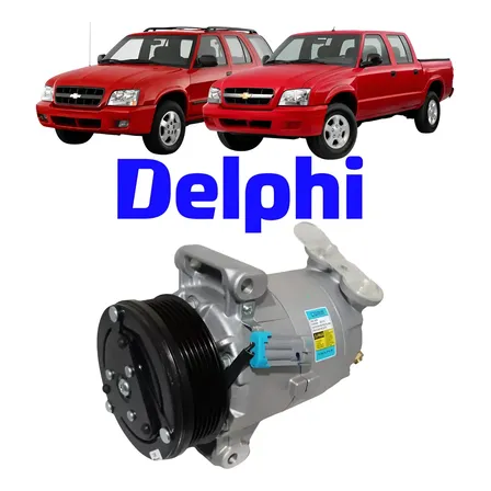 Compressor Ar Delphi Gm S10 Blazer 1995 A 2012 6pk 93298740