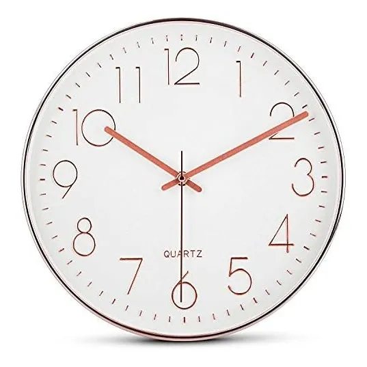 Bernhard Productos Rose Gold Wall Clock 12 Inch Qvlgr