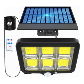 Lámpara Solar Exteriores De Pared 120cob Con Sensor Y Remote Lámpara Solar Exteriores De Pared 120cob Con Sensor Y Remote