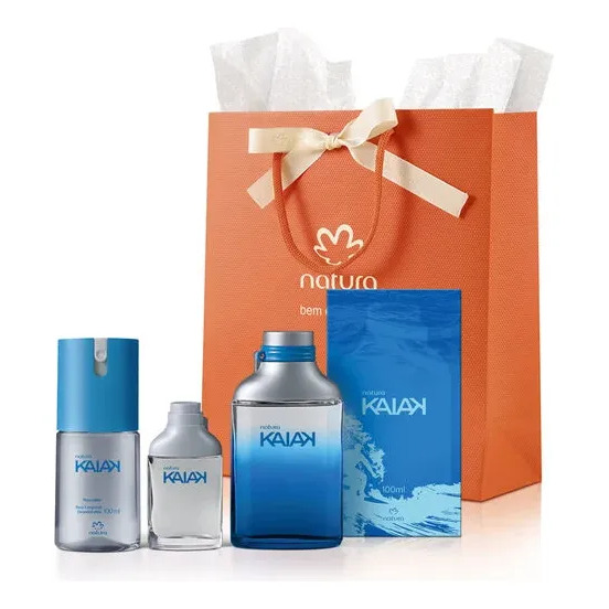 Presente Kit Kaiak Clássico Natura Tradicional Masculino Original