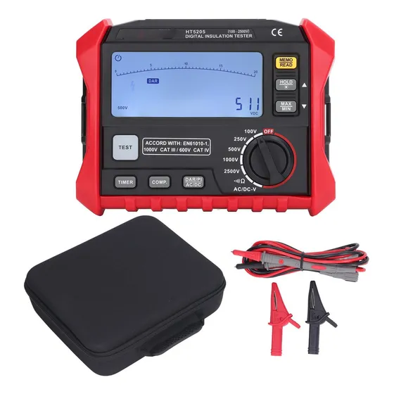 Megôhmetro Digital Para Testador De Resistência De