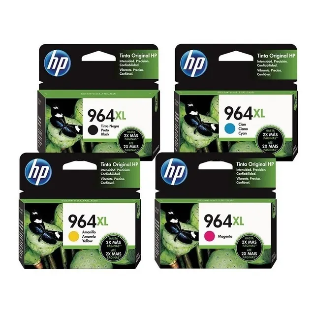 Tinta Hp 964xl Negro +cian+ Magenta+ Amarillo Originales