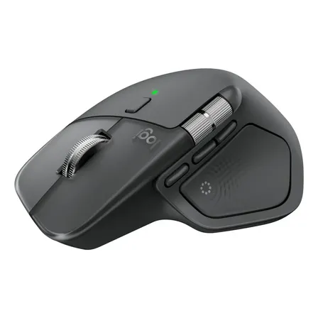 Mouse Logitech MX Master 4 — feedback tátil, grafite
