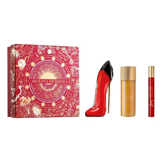 Set Carolina Herrera Good Girl Very 3pzs 80ml Edp Volumen De La Unidad 80 Ml