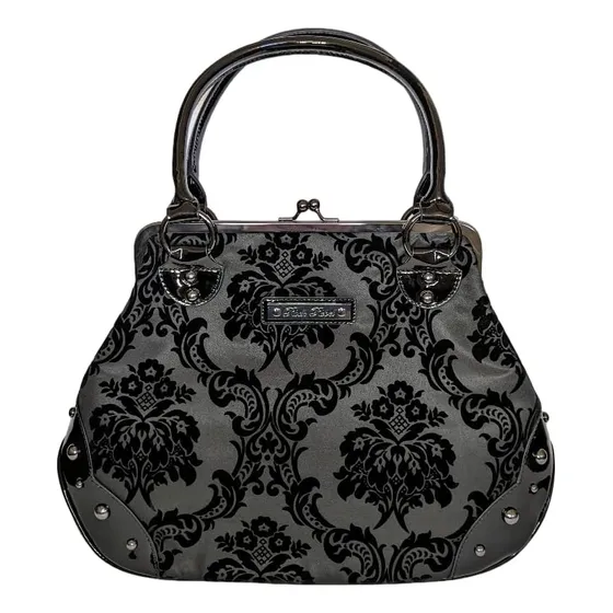 Kit Retro De Damasco Victoriano Rock Rebel Mistress Negro So