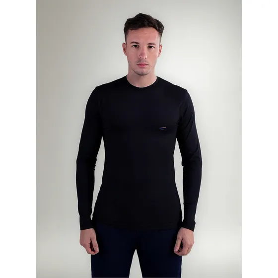 Camiseta Térmica Lisa De Hombre 4636 Cameron Cuello Redondo